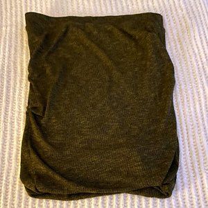 Zara Khaki Green Bodycon Mini Skirt